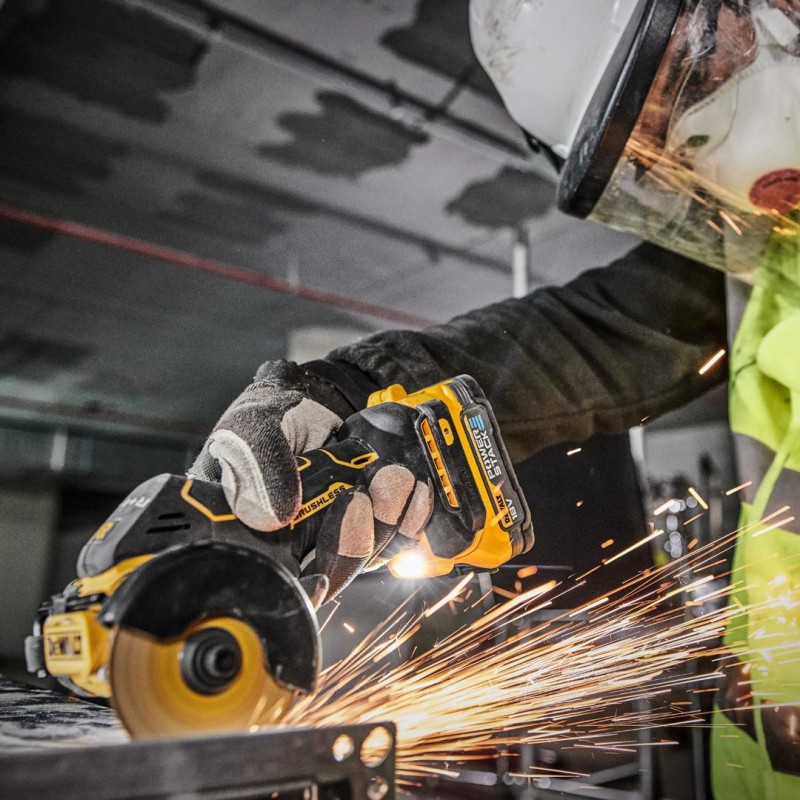 Kompaktowa szlifierka kątowa 76mm DeWALT DCS438N
