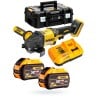 Szlifierka kątowa DCG418X2 54V 2x9Ah FlexVolt DeWalt TSTAK