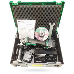 Szlifierka 125mm 18V 2x5Ah BL walizka HSC HiKOKI
