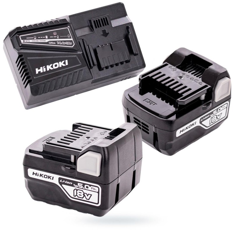 Szlifierka 125mm 18V 2x5Ah BL walizka HSC HiKOKI
