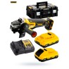 Szlifierka 125mm 18V 2x3Ah BRUSHLE DeWalt DCG406L2