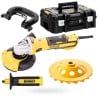 Szlifierka 125/1700W BL elek reg DEWALT DWE4357KT