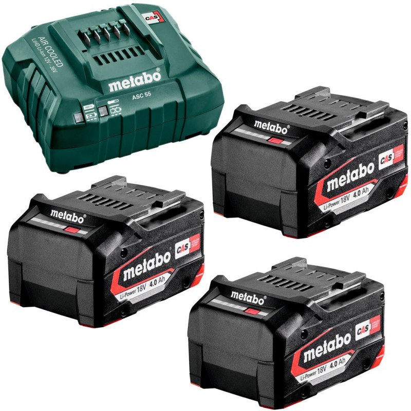 Szlifierka 18V 3x4Ah Metabo W18 L 9-125 QUICK SET