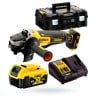 Szlifierka 125/18V 1x5Ah TSTAK DeWalt DCG406P1