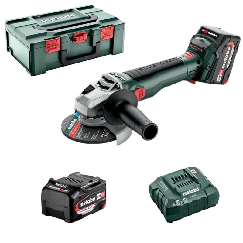 Akumulatorowa szlifierka kątowa Metabo 613052510, 125 mm płynny start