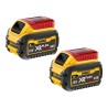 Akumulatorowa szlifierka kątowa DeWALT DCG405N + zestaw zasilający DCB1104T2, 125 mm 9000 obr./min. hamulec