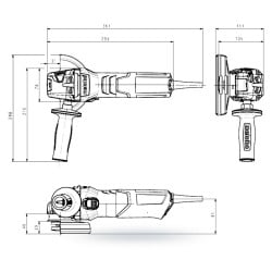 Szlifierka 125 1100W reg.obr METABO WEV11-125QUICK
