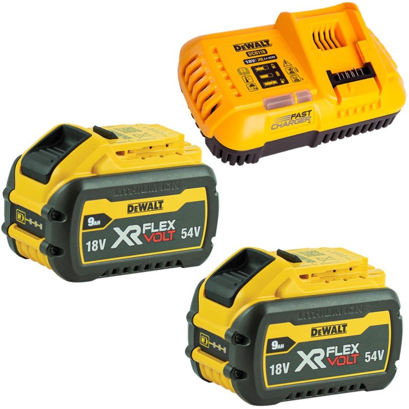 Szlifierka 230mm 3000W 54V 2x3Ah DeWALT DCG460X2