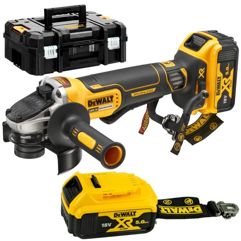 Szlifierka 125mm 18V 2x5Ah DeWALT DCG406P2LRT