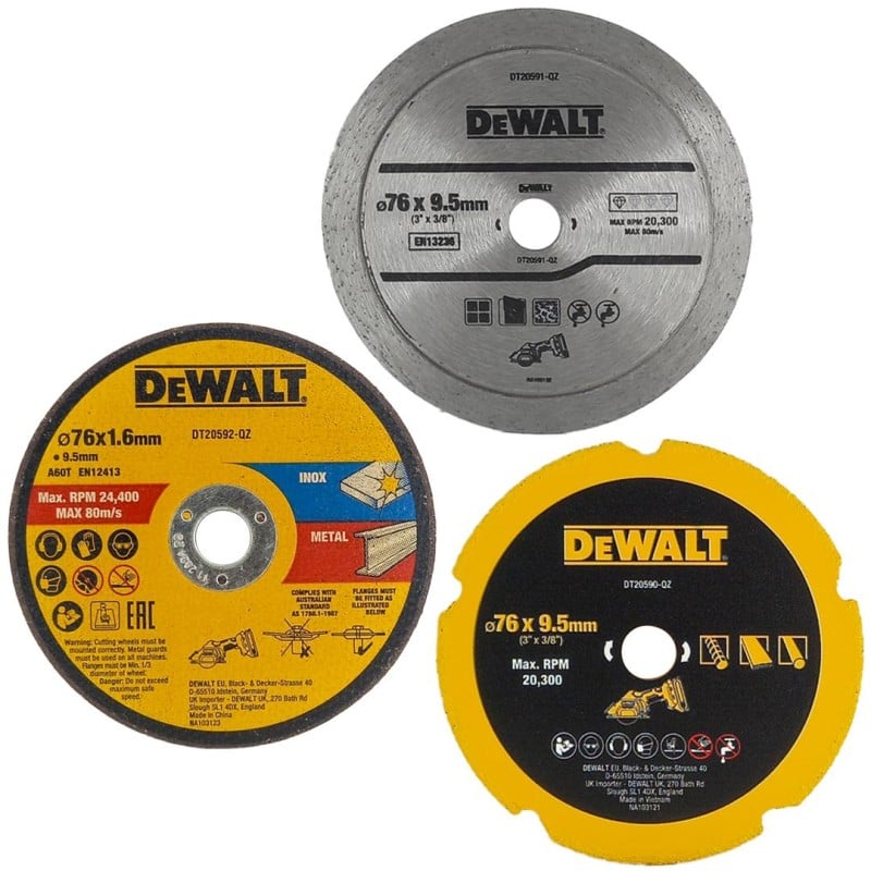 Szlifierka kątowa 76mm 18V 2x4Ah DeWALT DCS438M2T