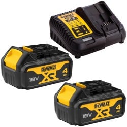 Szlifierka kątowa 76mm 18V 2x4Ah DeWALT DCS438M2T
