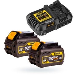 Szlifierka kątowa DCG418T2 54V 2x6Ah FlexVolt DeWalt TSTAK
