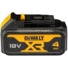 Akumulatorowa szlifierka kątowa DeWALT DCG407M2T-QW 18V 2x4Ah 125mm XR BL + walizka