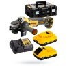 Bezszczotkowa szlifierka akumulatorowa 18V 125mm 2x3 Ah DeWALT DCG405L2