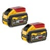 Akumulatorowa szlifierka kątowa DeWALT DCG405N + zestaw zasilający DCB1104X2, 125 mm 9000 obr./min. hamulec