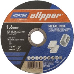 Szlifierka kątowa HiKOKI G13STA YGZ 600W 125mm + 5x tarcza do metalu NORTON CLIPPER 125x1,6 OSA