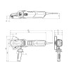 Szlifierka kątowa płaska Metabo 613082000 WEF 15-125 QUICK 125mm 1550W 3,5Nm karton