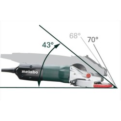 Szlifierka kątowa płaska Metabo 613082000 WEF 15-125 QUICK 125mm 1550W 3,5Nm karton