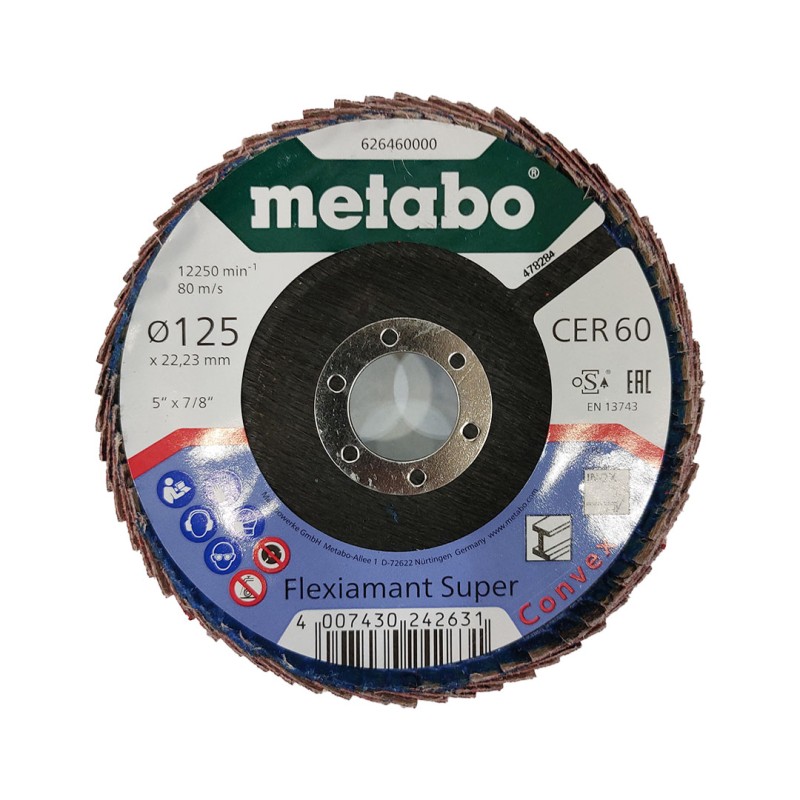 Szlifierka kątowa płaska Metabo 613082000 WEF 15-125 QUICK 125mm 1550W 3,5Nm karton