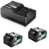 Akumulatorowa szlifierka kątowa HiKOKI G3613DVF WQZ 2x2,5Ah BL 125 mm walizka