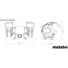 Podwójna szlifierka stołowa Metabo DS 150 Plus 604160000 220-240V 400W 1.8Nm 150mm