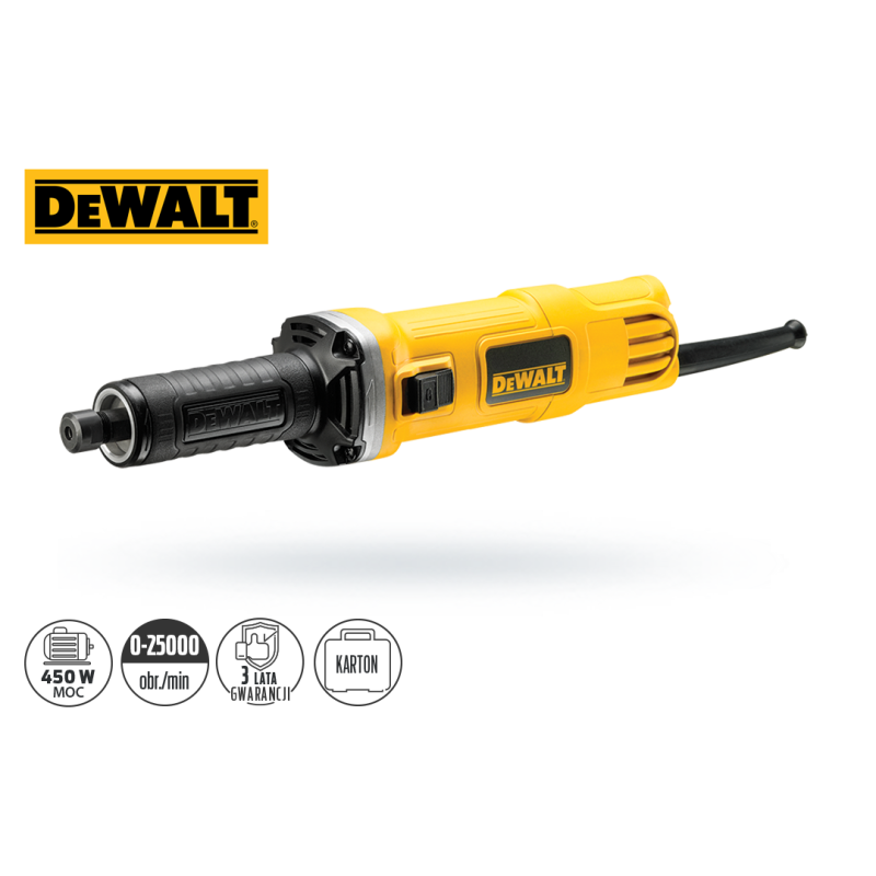Szlifierka prosta 450W DeWALT DWE4884-QS