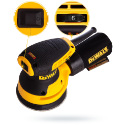 Szlifierka mimośrodowa DeWALT DWE6423 280W 125mm