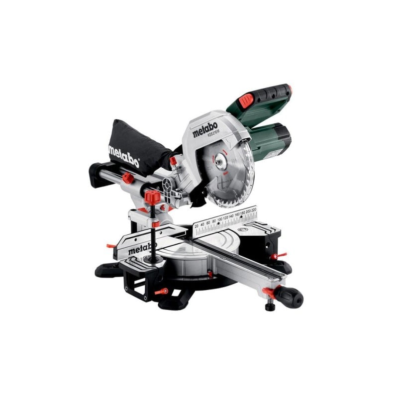 Pilarka, ukośnica Metabo KGS 216M (613216000) 1500W 216x30mm + podstawa Metabo KSU 251 (629005000) + tarcza 200x32mm 60z