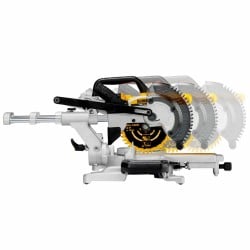 Pilarka ukośnica 184mm 18V BODY DEWALT DCS365N-XJ