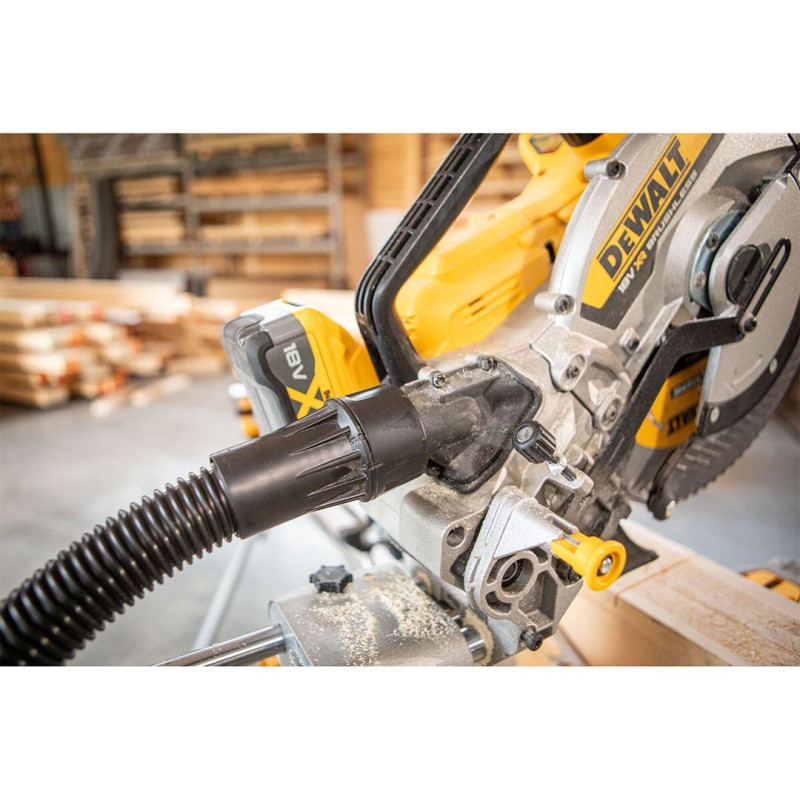 Pilarka ukosowa ukośnica DeWALT DCS782XW2 18V XR BL 2x8Ah 305mm XPS