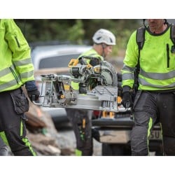 Pilarka ukosowa ukośnica DeWALT DCS782XW2 18V XR BL 2x8Ah 305mm XPS