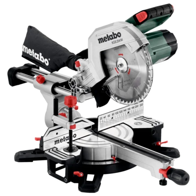 Pilarka ukośna Metabo KGS 254 M 613254000+stojak Metabo KSU 251 629005000+tarcza GEKO G00146