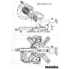 Pilarka ukośna Metabo KGS 254 M 613254000+stojak Metabo KSU 251 629005000+tarcza GEKO G00146