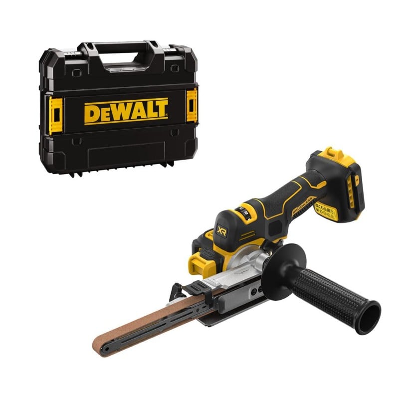 Akumulatorowa szlifierka/pilnik taśmowy DeWALT DCM200NT, 18V 13x457mm