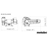 Szlifierka taśmowa Metabo BS 200 Plus 604220000 600W LED 200mm 2.7Nm