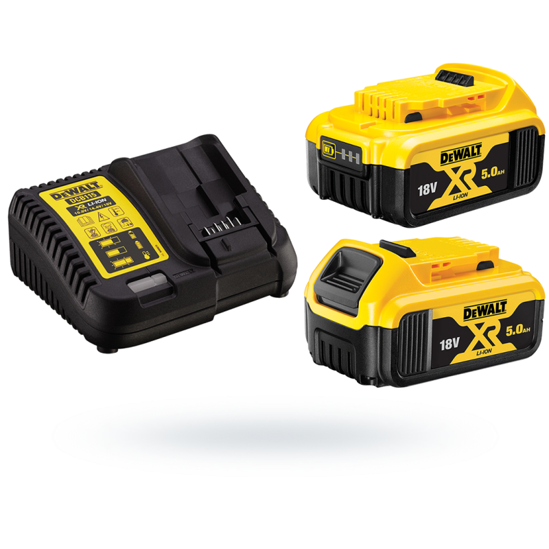Szlifierka mimośrodowa DEWALT DCW210P2 18V 2x5Ah