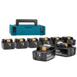 Zestaw zasilający 199697-1 LXT 18V 8x5Ah Akumulatorów Makita BL1850B w walizce Makpac 1