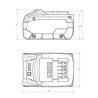 Akumulator Metabo 625369000 LiHD 18V 8.0Ah 144Wh CAS