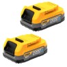 2 akumulatory 18V Li-Ion Powerstack 1,7Ah DeWALT
