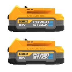 2 akumulatory 18V Li-Ion Powerstack 1,7Ah DeWALT