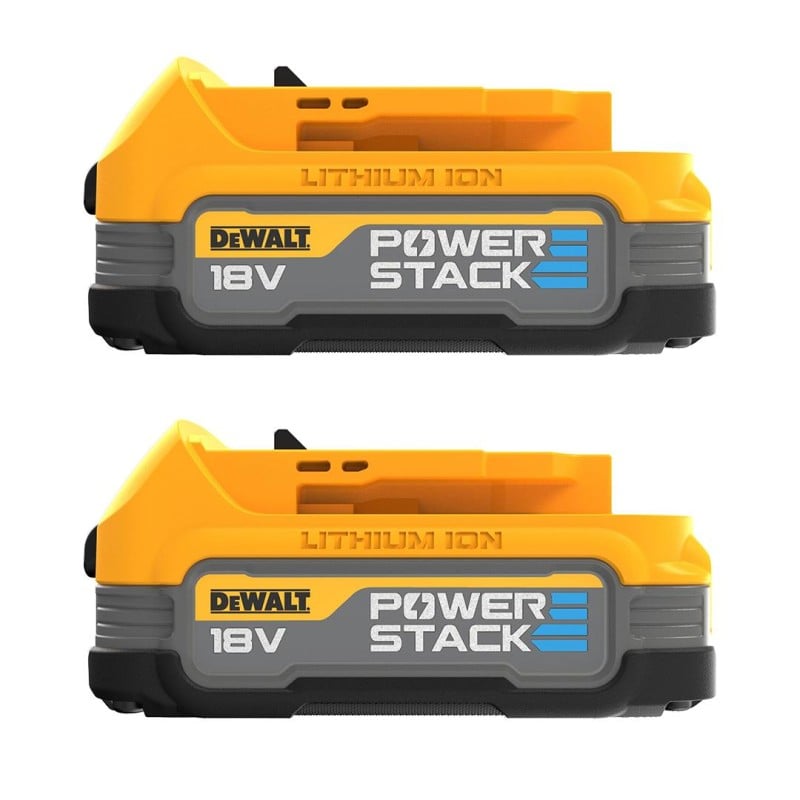 2 akumulatory 18V Li-Ion Powerstack 1,7Ah DeWALT