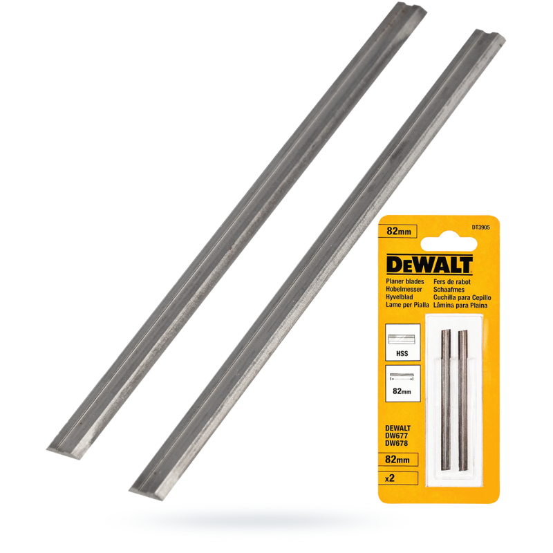 Noże DEWALT DT3905 do struga HSS 82mm