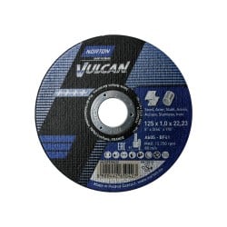 Tarcza do metalu Norton VULCAN INOX 125x1,0 100 szt. + 2 x fibra