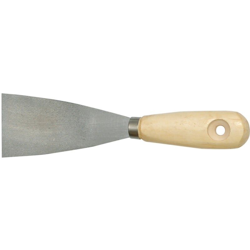 Szpachla malarska 80mm drewniana rączka