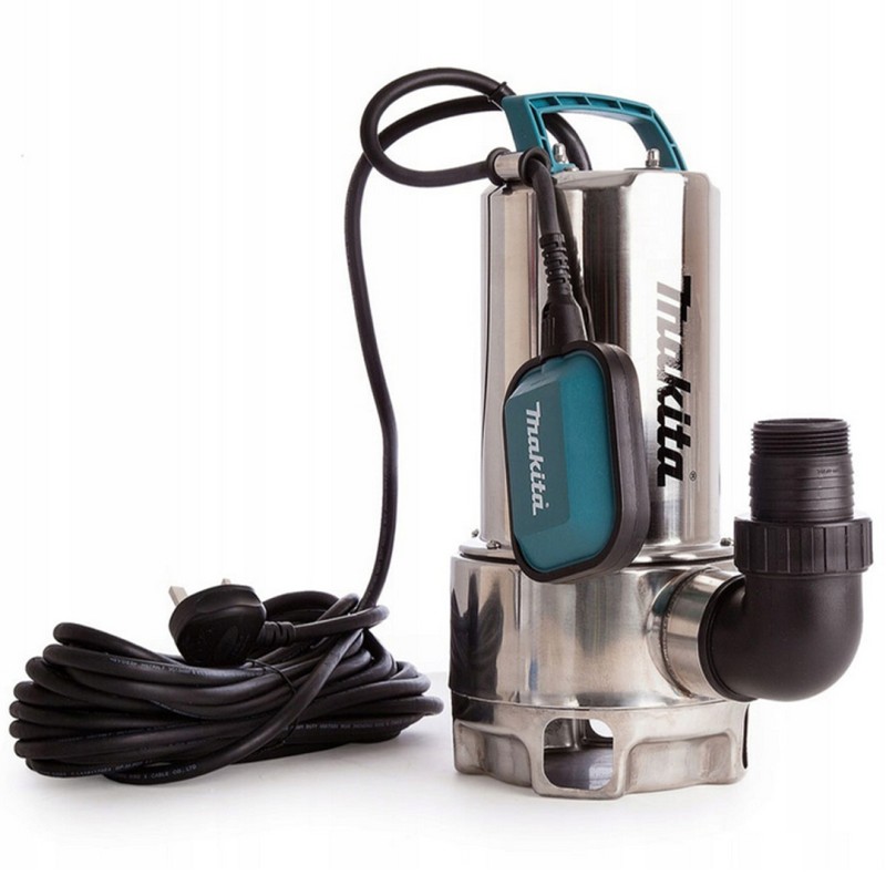 Kompaktowa pompa wodna Makita PF1110 1100W 250l/min z ramą stalową