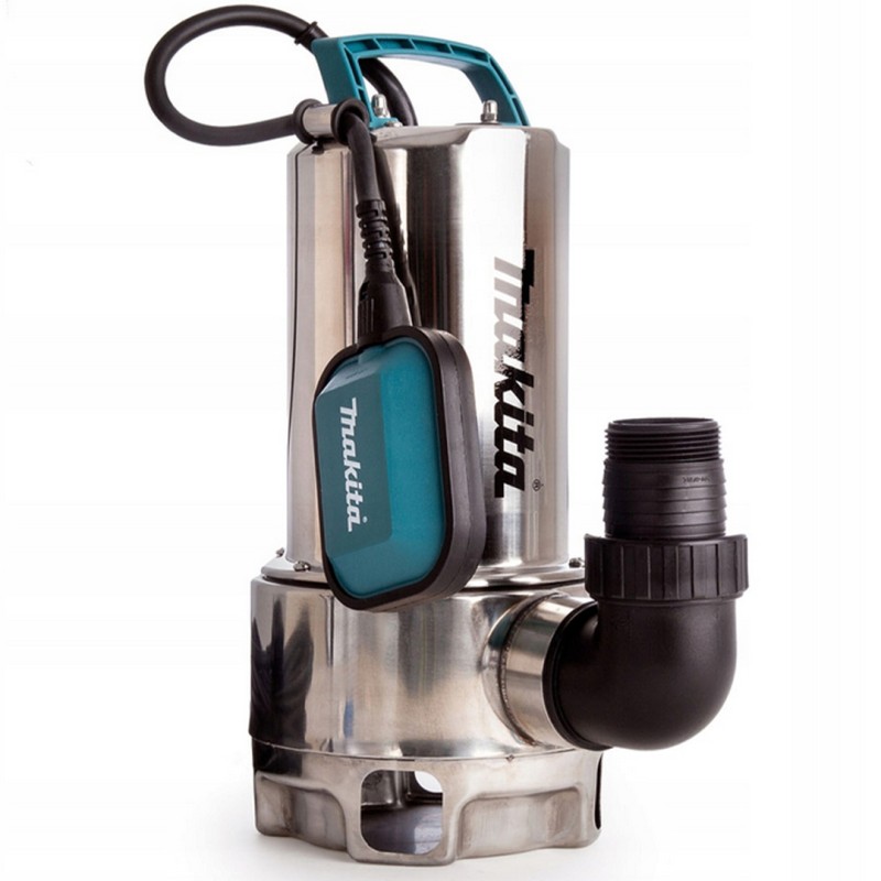 Kompaktowa pompa wodna Makita PF1110 1100W 250l/min z ramą stalową