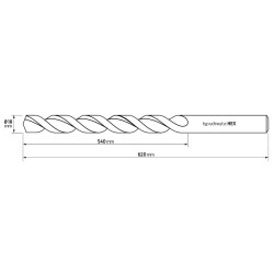 Świder do drewna 18x620 HiKOKI