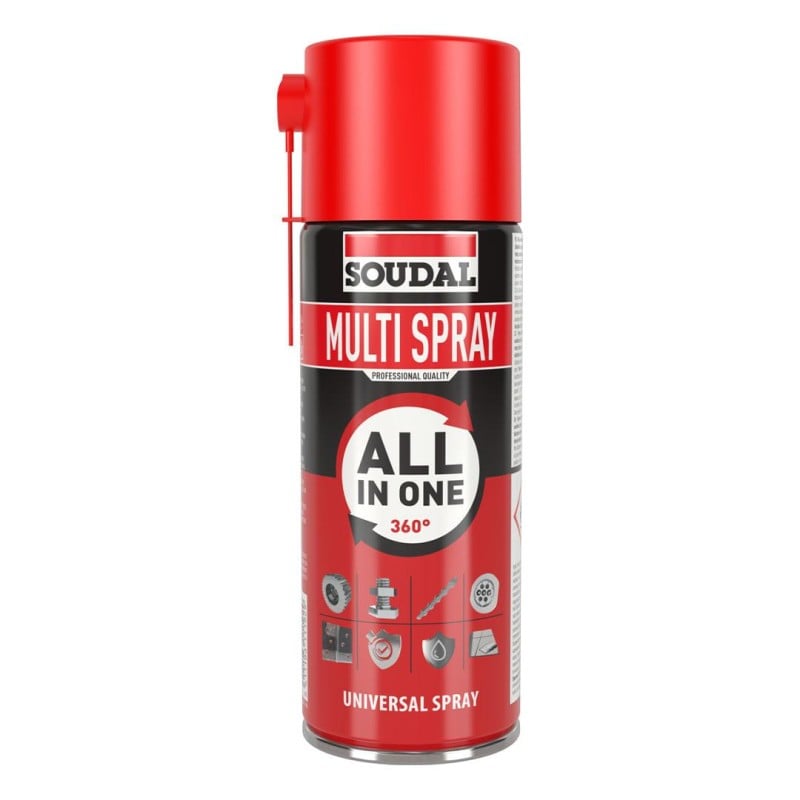 Uniwersalny preparat smarująco-zabezpieczający SOUDAL Multi Spray aerozol 400 ml