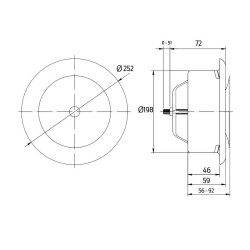 Anemostat ANM-200 nawiewny SV