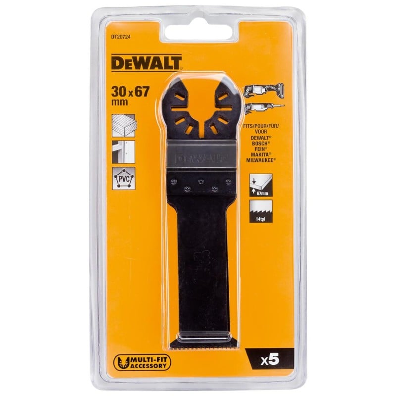 Brzeszczoty do drewna 67x30mm 5sz DEWALT DT20724